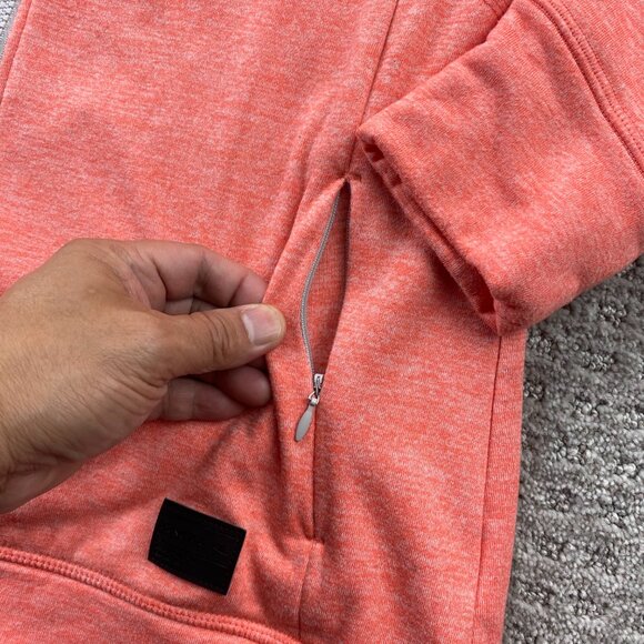 O'Neill Scuba Hoodie Sweater Women Extra Large XL Orange Full Zip Activewear - Picture 3 of 12